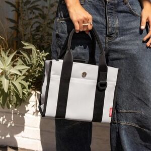 Thermos Soft Cooler Lunch Tote Bag – Small White & Black (NEW)